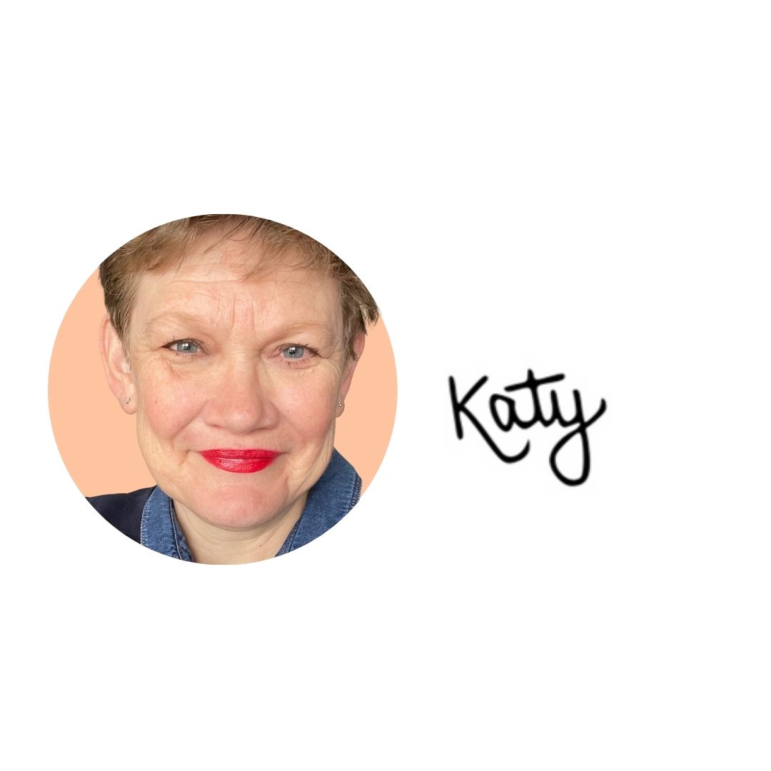 Photo of Katy in a circle frame 