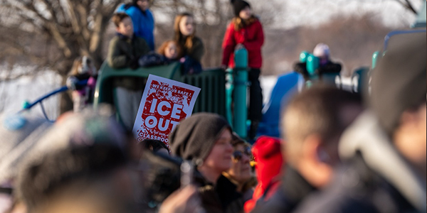 ICE OUT | Photo credit: MFE 59 - Minneapolis Federation of Educators