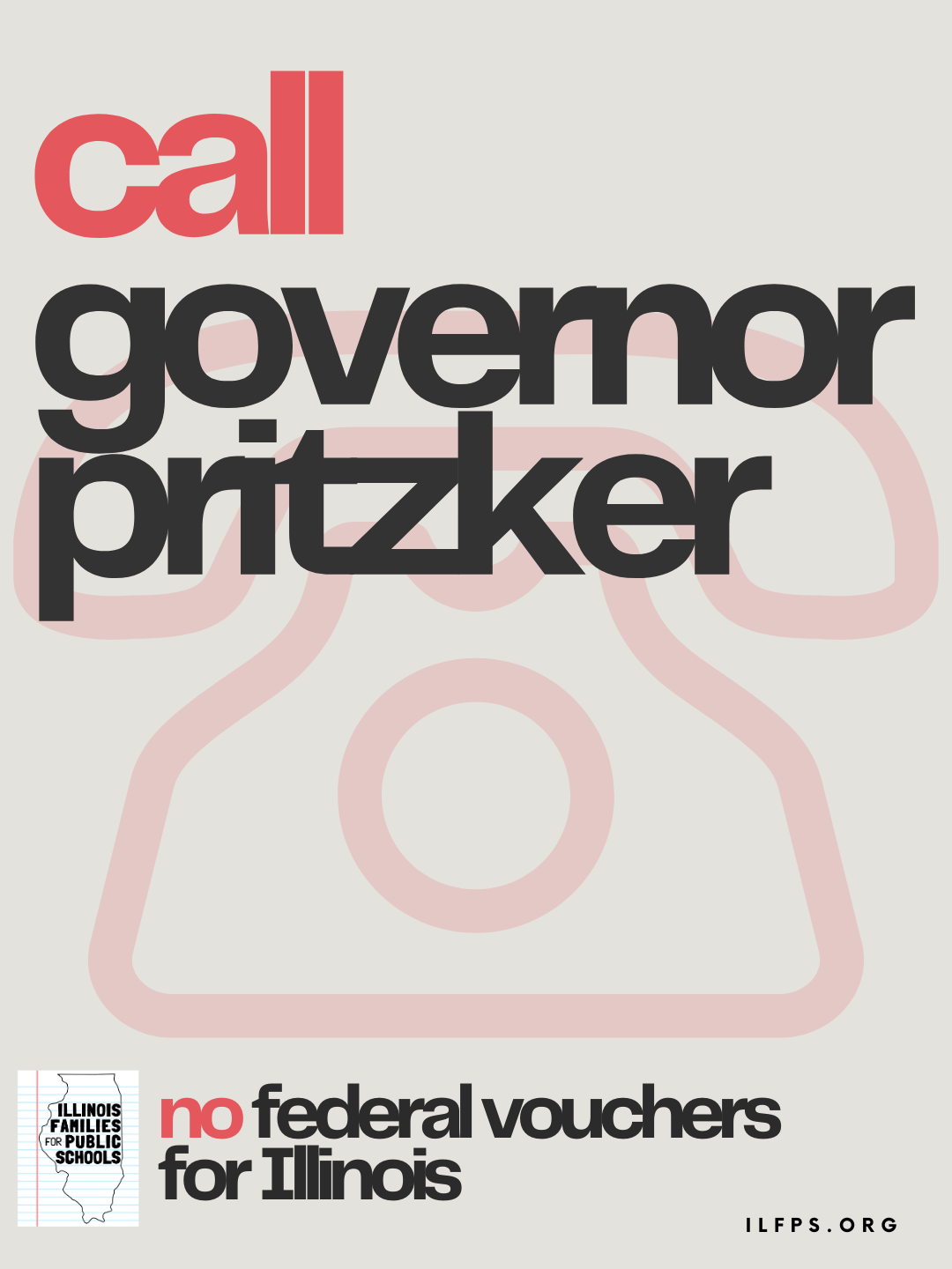 Call Governor Pritzker: No federal vouchers for Illinois