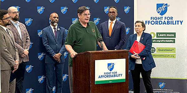 AFT retirees talks about affordability. AFT retirees talks about affordability.