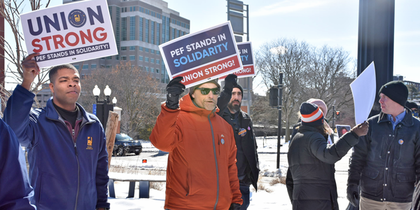 PEF members, mobilized for action