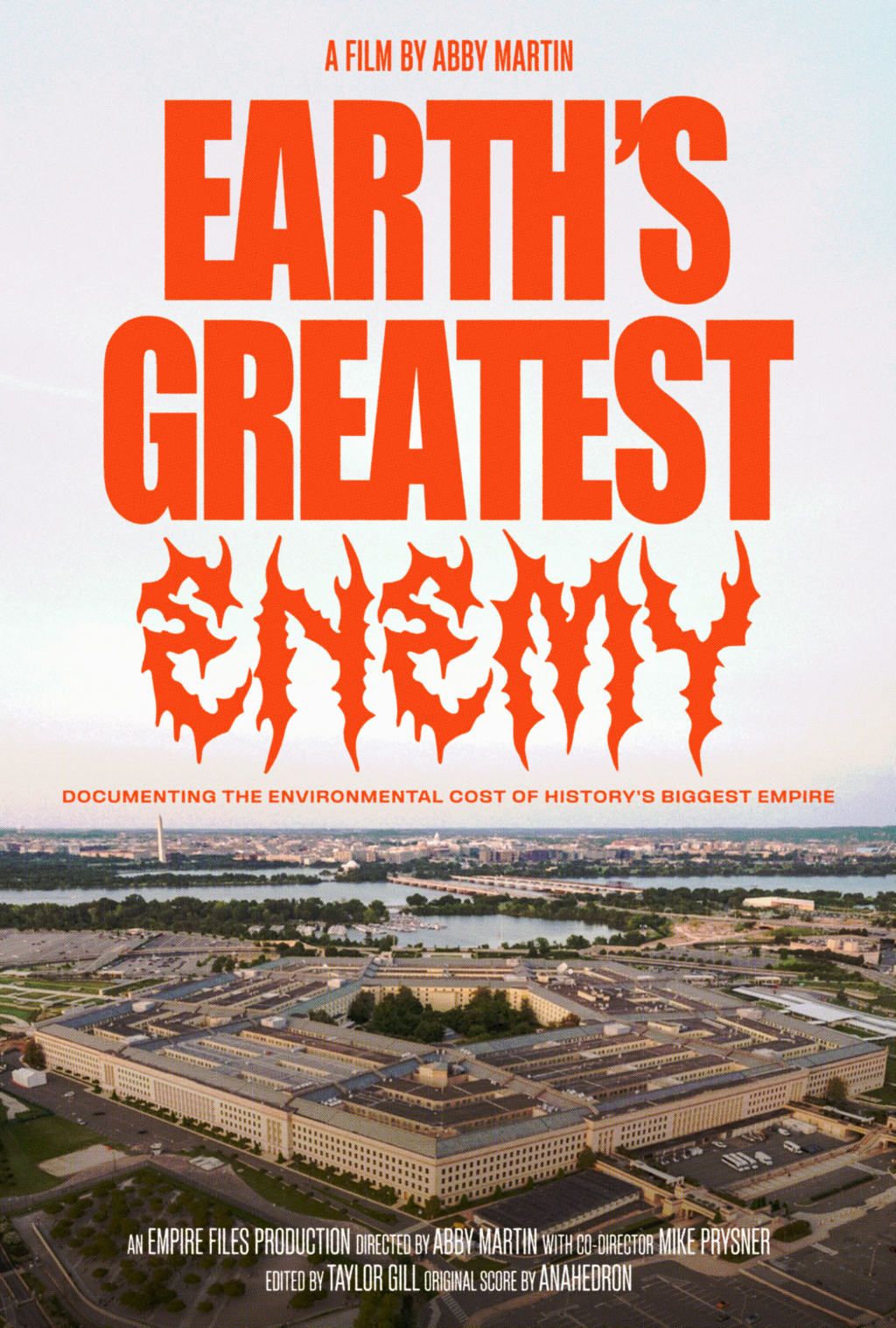 Cover image of Earth's Greatest Enemy film showing the United States Pentagon