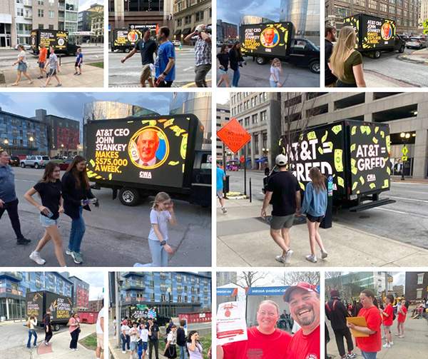 CWAers Crash AT&T March Madness Block Party