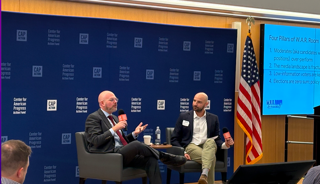 Slow Boring Author Matt Yglesias speaking at a recent W.A.R. Room Breakfast