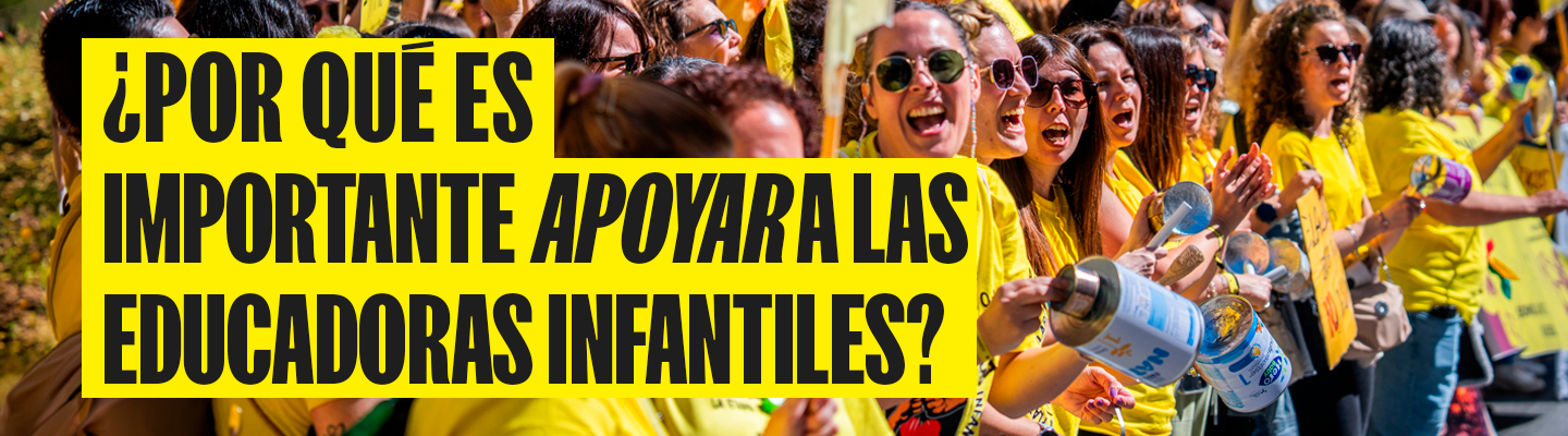 ¿Por qué es importante apoyar a las educadoras infantiles?