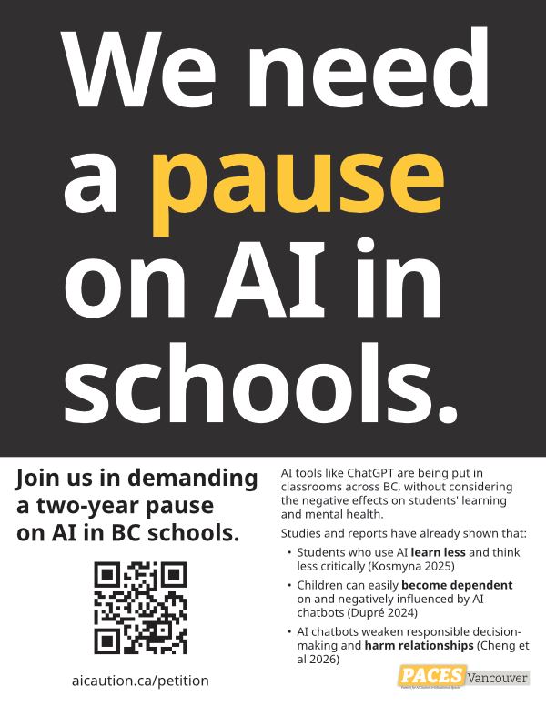 Poster for campaign. Large white text on a grey background reads 