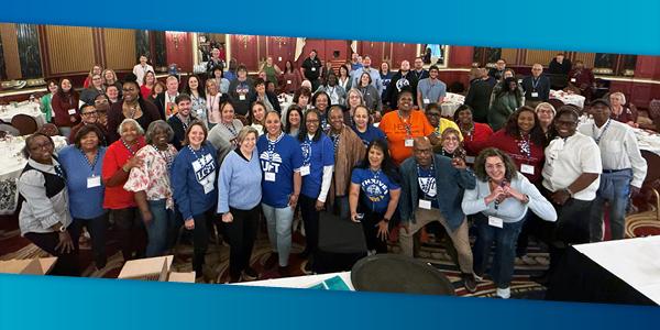 PSRP leaders with AFT President Randi Weingarten