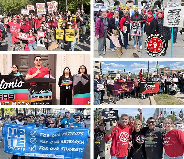 CWAers Participated in May Day Rallies