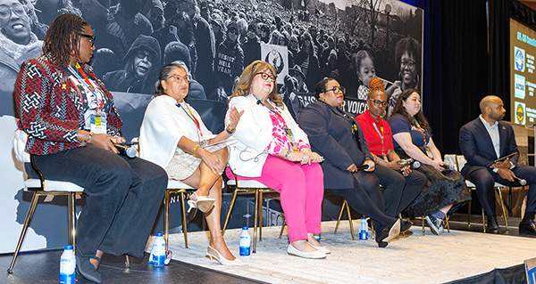 CWA Chief of Staff and Coalition of Labor Union Women President Sylvia J. Ramos