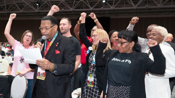 CWA delegates to the AFL-CIO Constitutional Convention