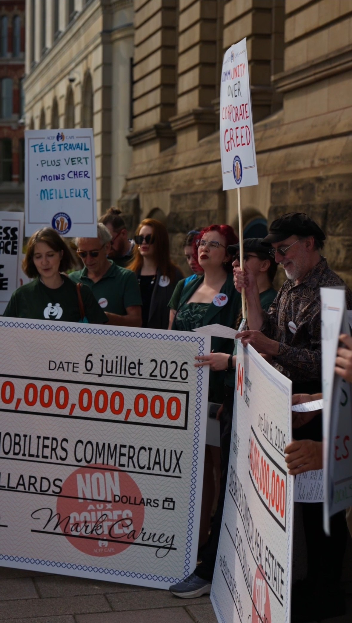 Capture d’écran du vidéo de la marche du 6 juilet Capture d’écran du vidéo de la marche du 6 juilet