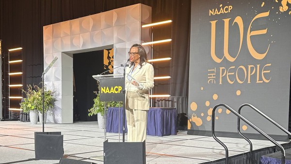 Angie Wells Emceed NAACP Convention