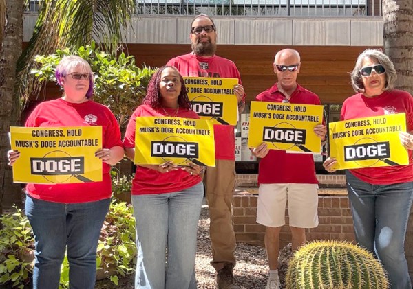 CWAers in District 7 Call for DOGE Accountability
