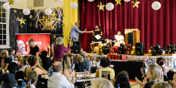 An awards ceremony.