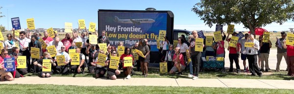 AFA-CWA “Claws Out, Contract Now!” Picket