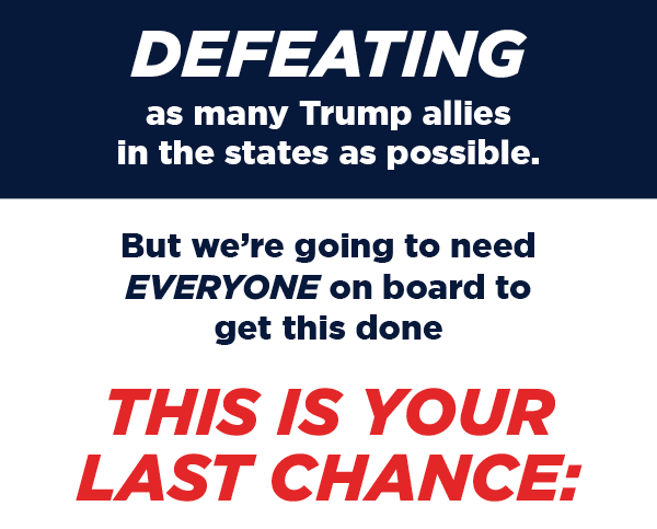 But we’re going to need EVERYONE on board to get this done