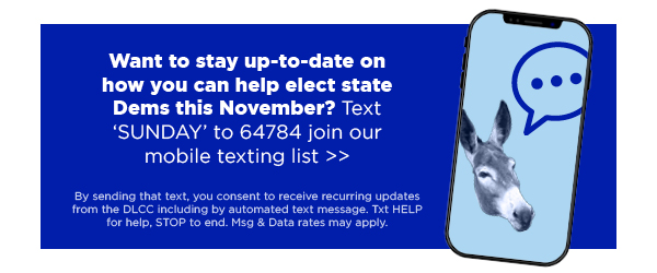Text 'SUNDAY'to 64784 join our mobile texting list>>