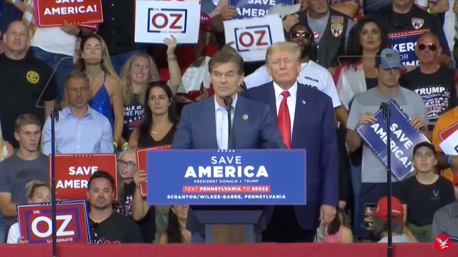 Dr. Oz Rally Photo