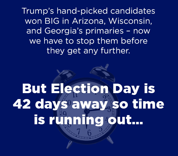 But Election Day is 42 days away so time is running out...